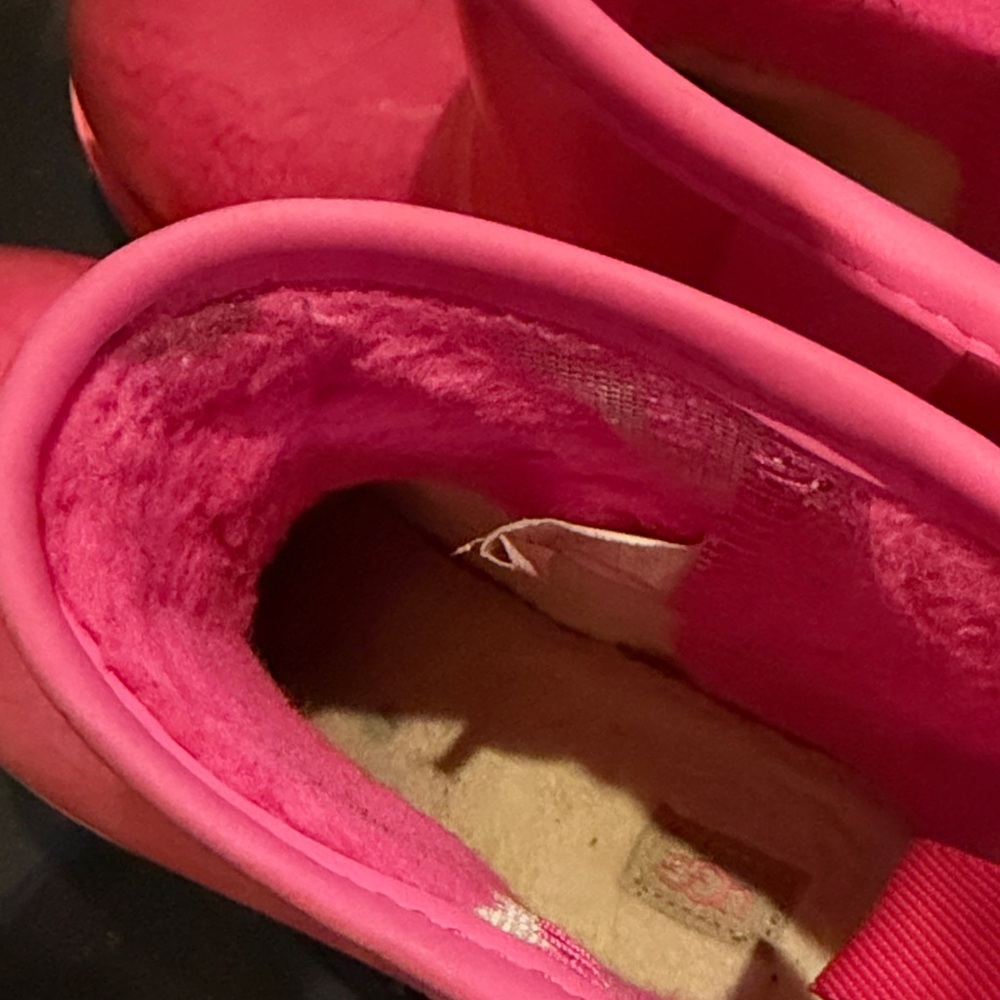 UGG Vibrant Pink Ankle Boots - Picture 7 of 9